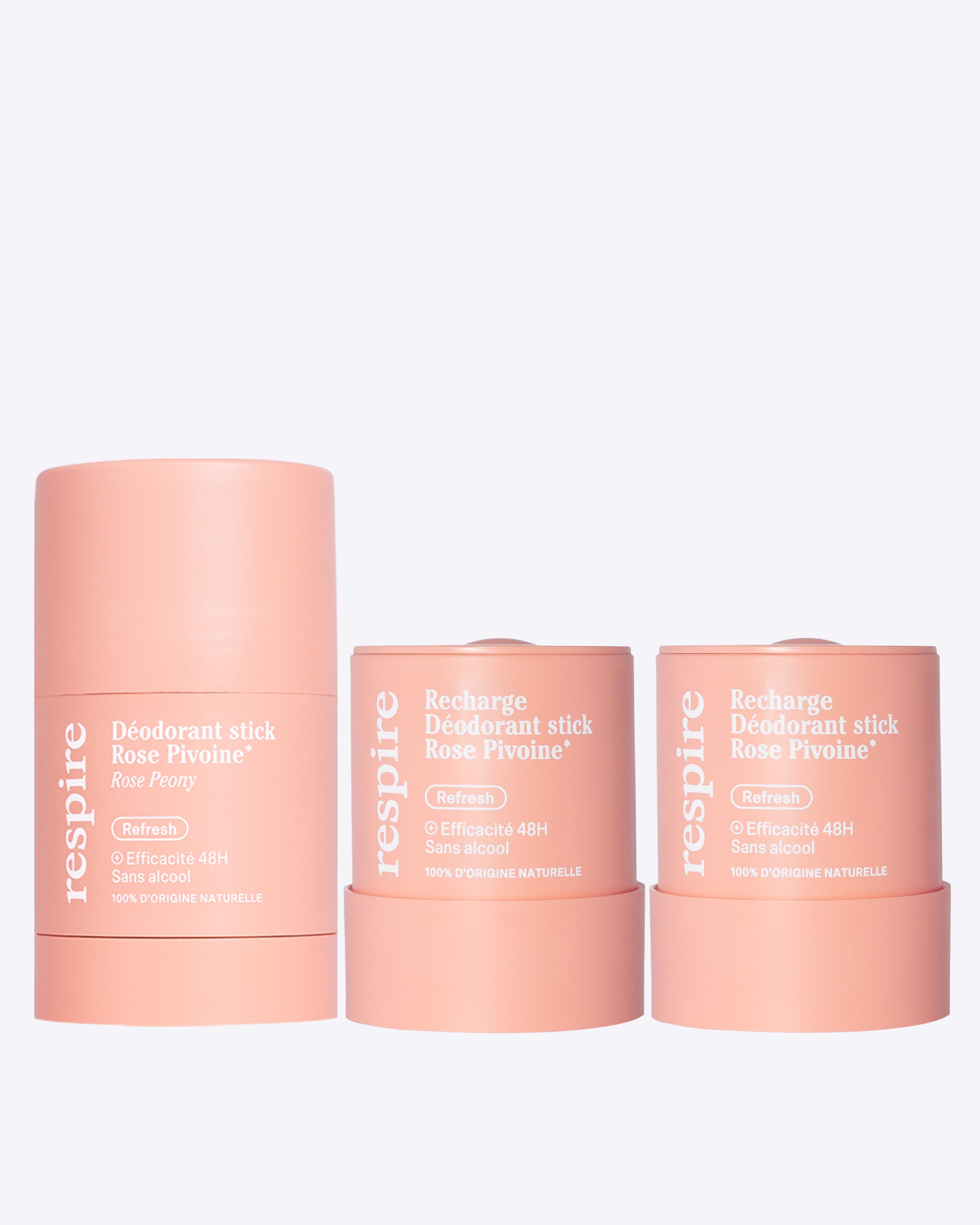 Kit Découverte Déodorant stick Rose Pivoine